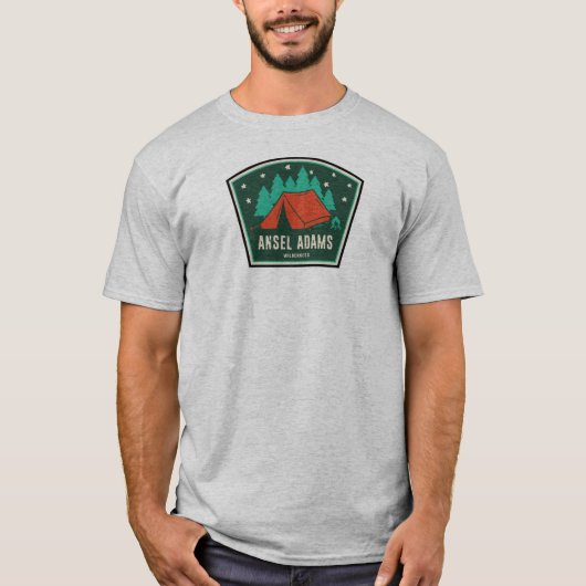 Ansel Adams Wilderness California Camping T-Shirt (Vorderseite)