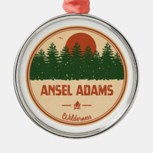 Ansel Adams Wilderness California Ornament Aus Metall
