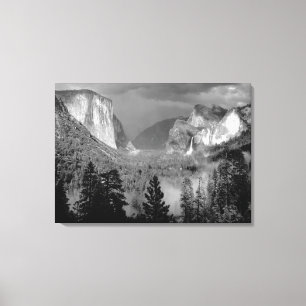 ANSEL ADAMS - Yosemite Valley, Thunderstorm (1949) Leinwanddruck