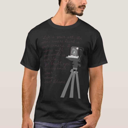 Ansel Adams zitieren klassischen T - Shirt (Vorderseite)