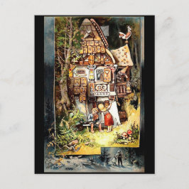 Ansel und Gretel 2 Vintage Postkarte