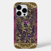 Anselme Kean Elegant Viktorianisch Monogram Case-Mate iPhone Hülle (Rückseite)