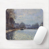 Ansicht Alfred Sisleys | des Kanals St Martin, Mousepad (Mit Mouse)