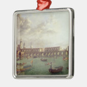 Ansicht alter London-Brücke Ornament Aus Metall (Links)