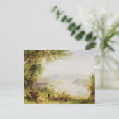 Ansicht auf dem Hudson River, c.1840-45 (Öl auf Ta Postkarte (Stehend Vorderseite)