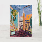 Ansicht aus dem Studio-Fenster | Isaac Grünewald Karte (Vorderseite)