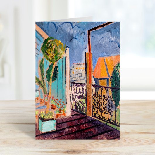 Ansicht aus dem Studio-Fenster | Isaac Grünewald Karte