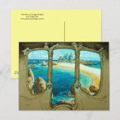 ANSICHT AUS EINEM FENSTER POSTKARTE (Vorne/Hinten)