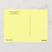 ANSICHT AUS EINEM FENSTER POSTKARTE (Rückseite)