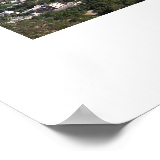 Ansicht aus Getty Center Poster (Ecke)