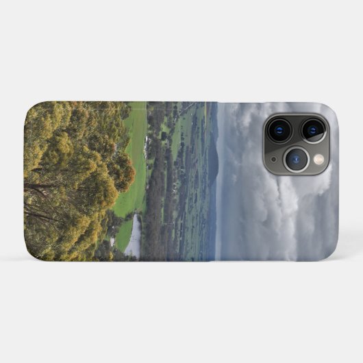 Ansicht aus Mount Buninyong iPhone Case (Rückseite (Horizontal))