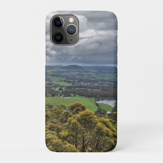 Ansicht aus Mount Buninyong iPhone Case (Rückseite)