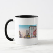 Ansicht Broadway mit Street CarOakland, CA Tasse (Links)