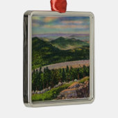 Ansicht der 2. Haarnadel schalten ErinnerungsHwy Ornament Aus Metall (Rechts)