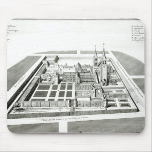 Ansicht der Abtei von Heilig-Germain-DES-Pres Mousepad