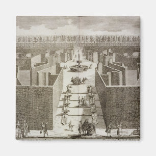 Ansicht der acht Statuen von Castellazzo in zu Magnet