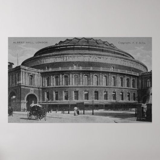 Ansicht der Albert Hall, c.1900 Poster (Vorne)