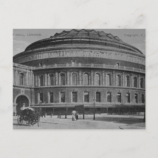 Ansicht der Albert Hall, c.1900 Postkarte (Vorderseite)