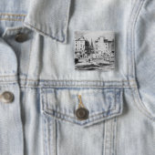 Ansicht der alten Hungerford Treppe, c.1815 Button (Beispiel)