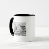 Ansicht der alten Hungerford Treppe, c.1815 Tasse (Vorderseite Links)