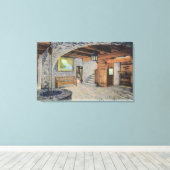 Ansicht der amerikanischen, britischen und französ leinwanddruck (Insitu (Holzboden))