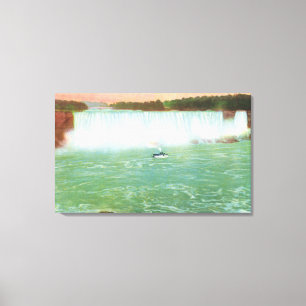 Ansicht der amerikanischen Fälle Leinwanddruck