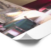 Ansicht der Antekammer mit allegorischer Darstellu Poster (Ecke)