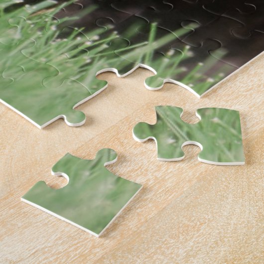 Ansicht der appelfarbenen Dackel Puzzle (Seite)