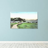 Ansicht der ArksLarkspur, CA Leinwanddruck (Insitu (Holzboden))