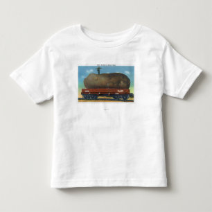 Ansicht der Art der Kartoffeln angehoben in Maine Kleinkind T-shirt