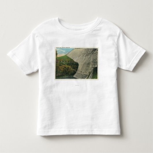 Ansicht der Ashokan Reservoir-Verdammung Kleinkind T-shirt (Vorderseite)
