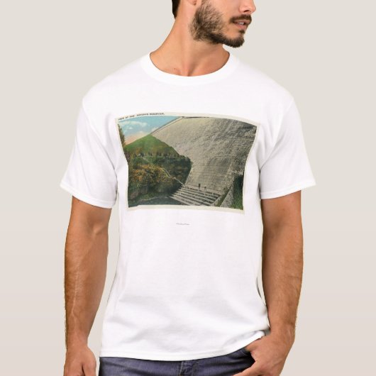 Ansicht der Ashokan Reservoir-Verdammung T-Shirt (Vorderseite)