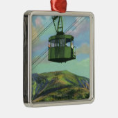 Ansicht der aufsteigenden Kanonemt-Tram Ornament Aus Metall (Rechts)