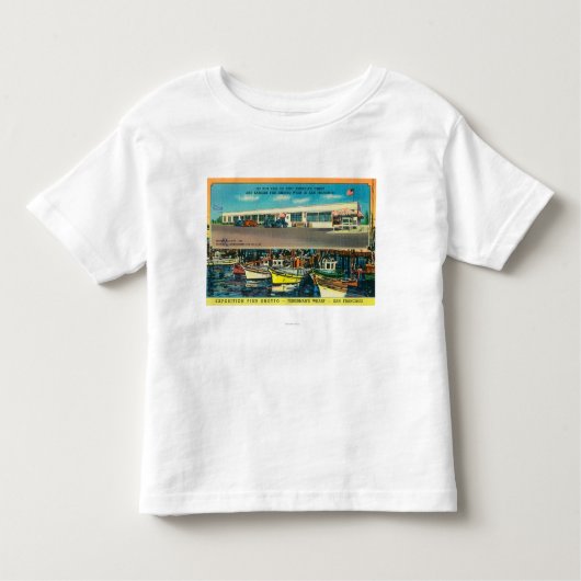 Ansicht der Ausstellungs-Fisch-Grotte Kleinkind T-shirt (Vorderseite)