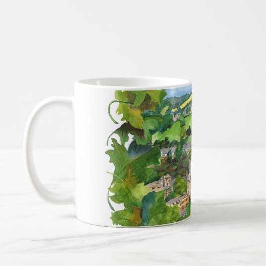 Ansicht der Badwatercolor-Tasse Kaffeetasse (Links)