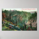 Ansicht der Bahnstrecke Poster (Vorne)