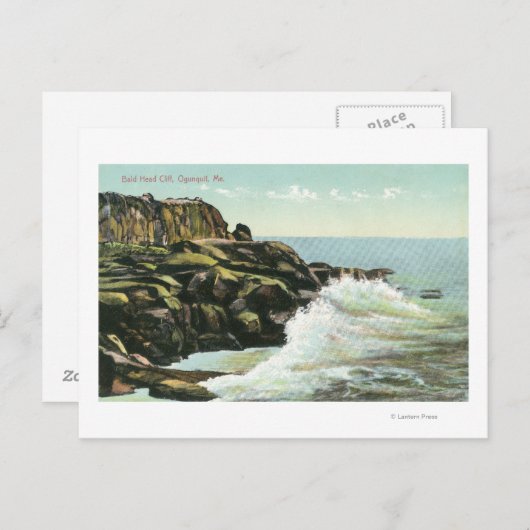 Ansicht der Bald Head Cliff Postkarte (Vorne/Hinten)