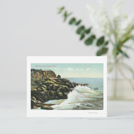 Ansicht der Bald Head Cliff Postkarte (Stehend Vorderseite)