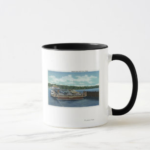 Ansicht der Bemus Punkt-und Laderaum-Fähre Tasse