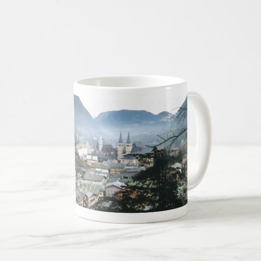 Ansicht der Berchtesgaden Kaffee-Tasse Kaffeetasse (VorderseiteRechts)