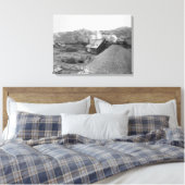 Ansicht der Bergwerksstätte "Homestake Works" Leinwanddruck (Insitu (Schlafzimmer))