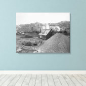 Ansicht der Bergwerksstätte "Homestake Works" Leinwanddruck (Insitu (Holzboden))