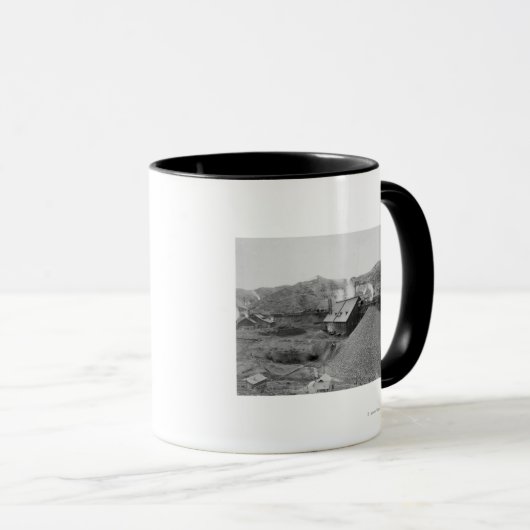 Ansicht der Bergwerksstätte "Homestake Works" Tasse (VorderseiteRechts)