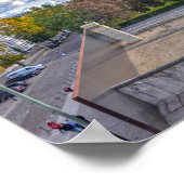 Ansicht der Berliner Mauer, Deutschland Poster (Ecke)