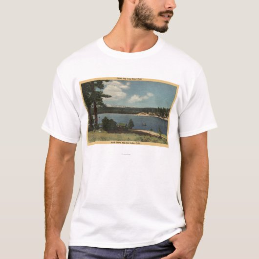 Ansicht der Bewurf-Bucht von Dana Point T-Shirt (Vorderseite)