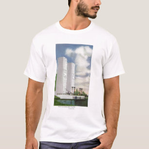 Ansicht der Boots-Landung und der Masten T-Shirt