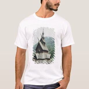 Ansicht der Borgund Daubekirche, c.1150 T-Shirt