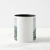 Ansicht der Borgund Daubekirche, c.1150 Tasse (Zentrum)