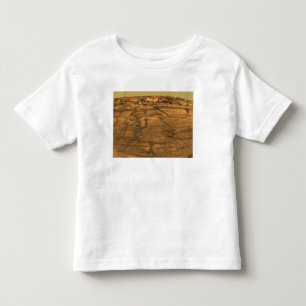 Ansicht der Brand-Klippe auf Mars Kleinkind T-shirt