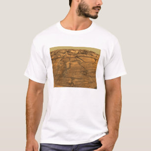 Ansicht der Brand-Klippe auf Mars T-Shirt